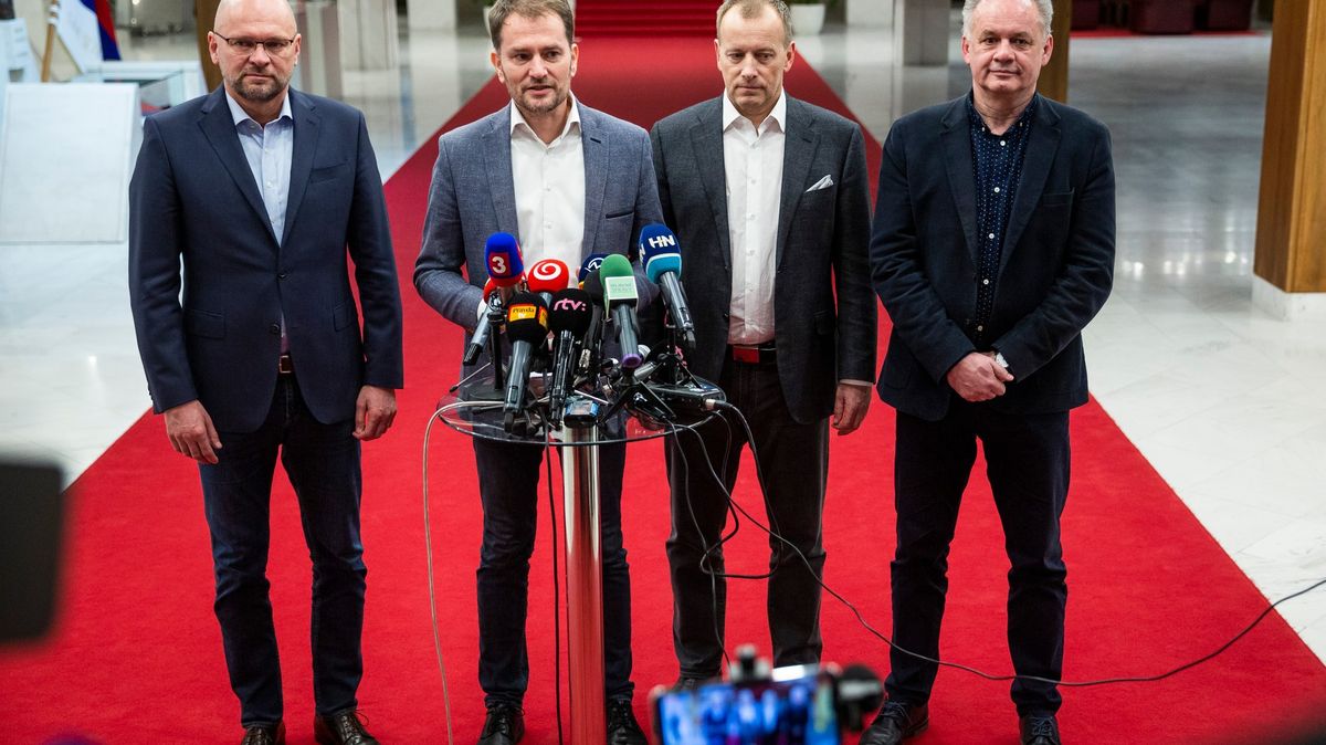 Čtyři slovenské strany se dohodly na vytvoření koalice